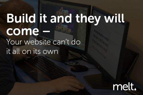Build it and they will come – Your website can’t do it all on its own