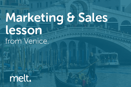 Marketing Sales lesson from Venice
