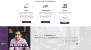 Opticians Website Design and Marketing Warwick