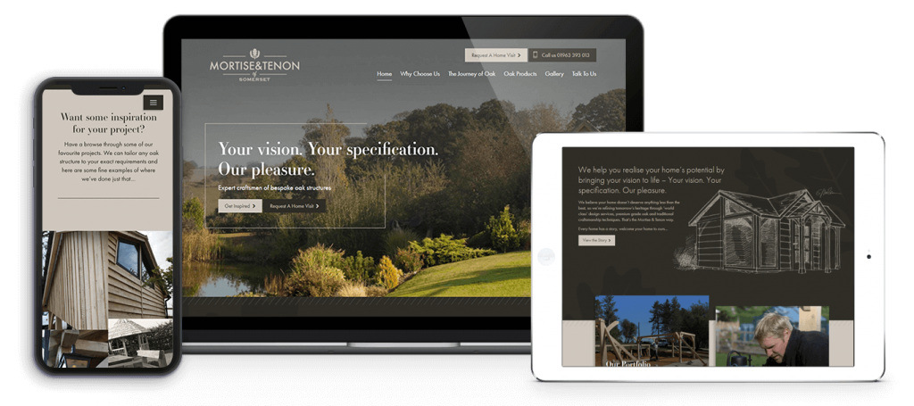 Mortise and Tenon - Website Design