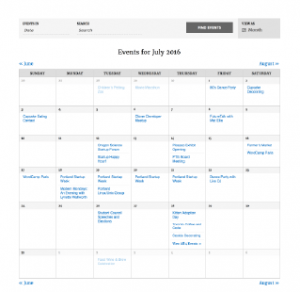 Membership Events Calendar WordPress