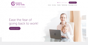 Careers After Kids Website Design