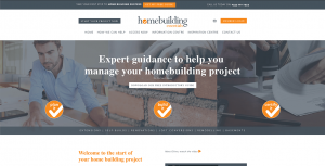 Home Building WordPress Website Design - Main Image