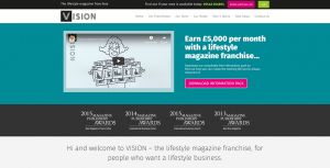 Vision Magazine Website Design