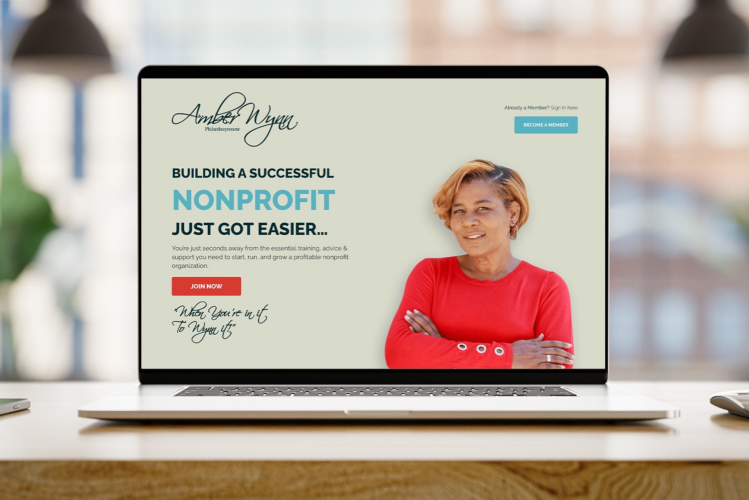 Non Profit Web Design For Coach For Non Profit Organisations