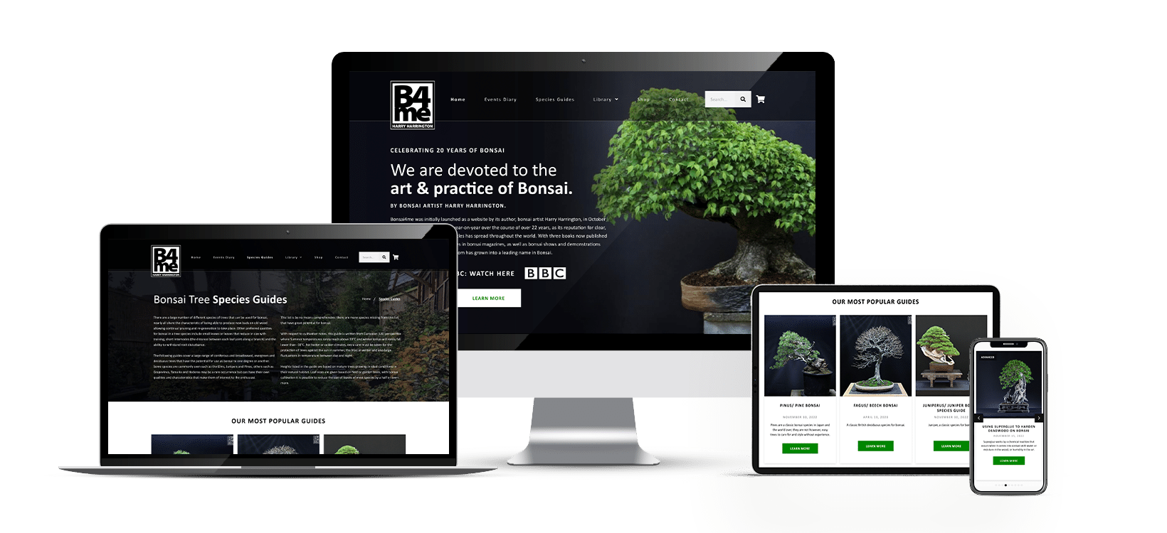 Bonsai Website Design